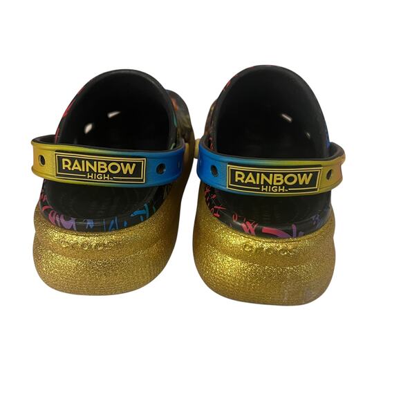 Crocs Rainbow High Classic High Cutie Clogs Size 5 Juniors - Picture 4 of 11